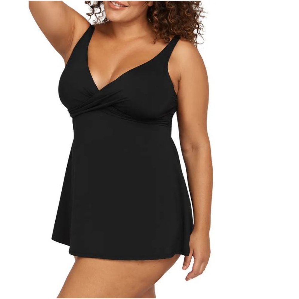 Artesands Delacroix Cross Front Swim Dress One Piece Swimsuit View 2